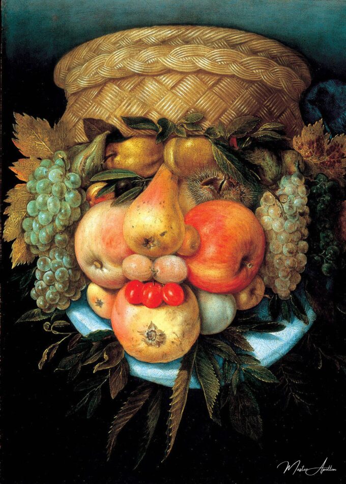 Tête réversible avec panier de fruits – Arcimboldo Giuseppe Arcimboldo 2