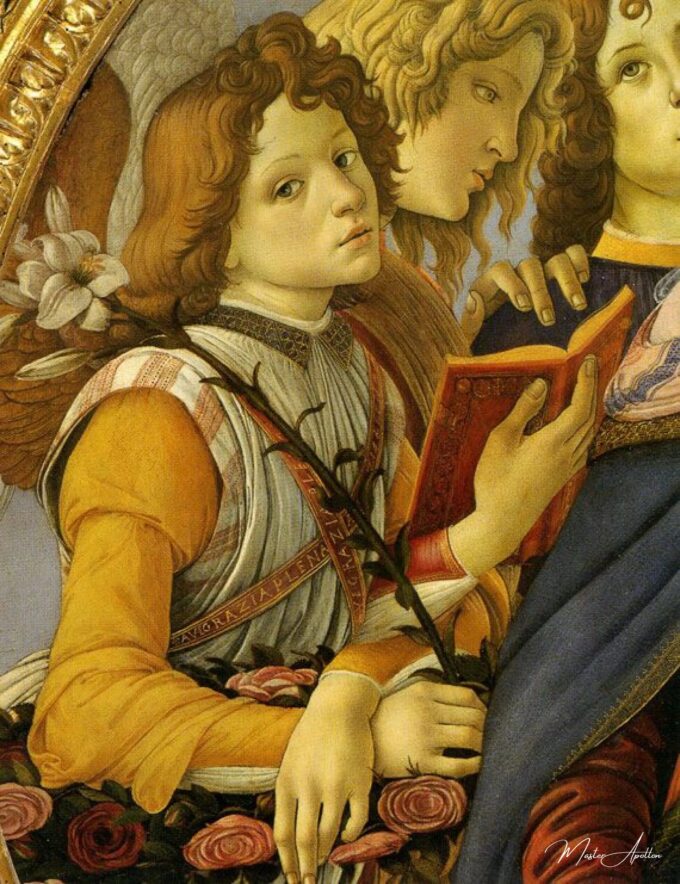 Têtes du groupe d’anges – Sandro Botticelli Sandro Botticelli 2