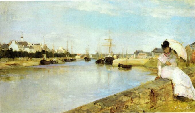 The Harbor at Lorient – Berthe Morisot Berthe Morisot 2