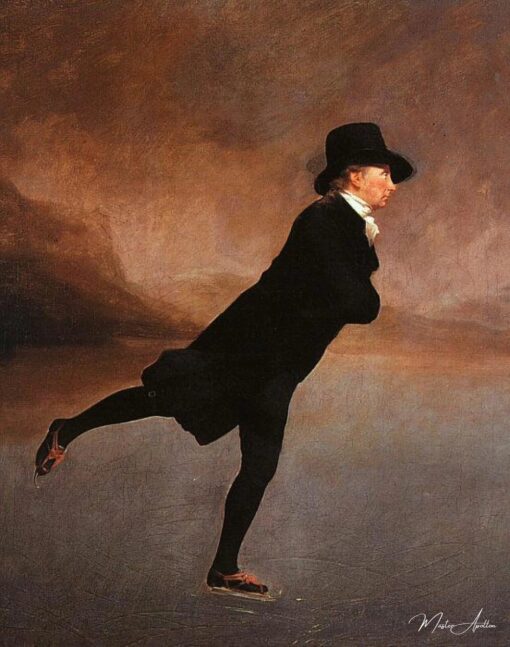 The Skating Minister (Le révérend Robert Walker patinant sur le loch de Duddingston) – Sir Henry Raeburn Henry Raebur