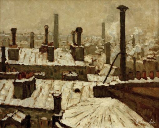 Toits enneigés – Caillebotte Gustave Caillebotte 2