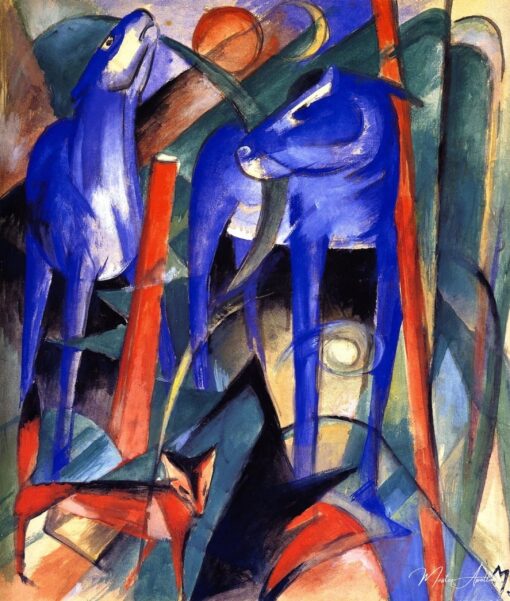 Trois animaux fabuleux – Franz Marc Franz Marc 2