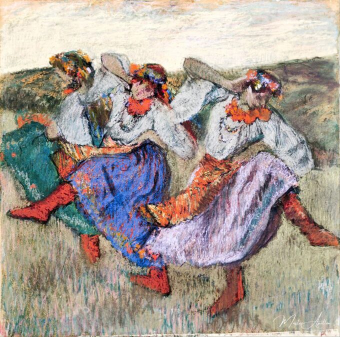 Trois danseurs russes – Edgar Degas Edgar Degas 2