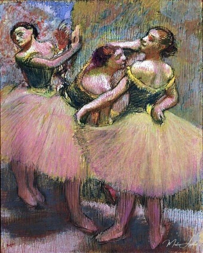 Trois danseuses avec des corsages verts – Edgar Degas Edgar Degas 2