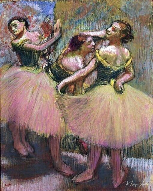 Trois danseuses avec des corsages verts – Edgar Degas Edgar Degas