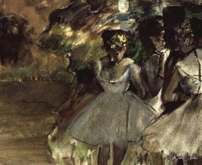 Trois danseuses dans les ailes – Edgar Degas Edgar Degas 2