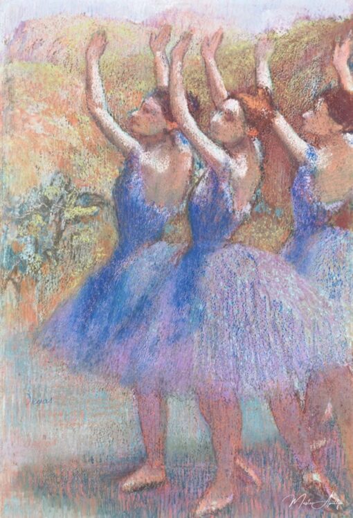 Trois danseuses en bleu – Edgar Degas Edgar Degas