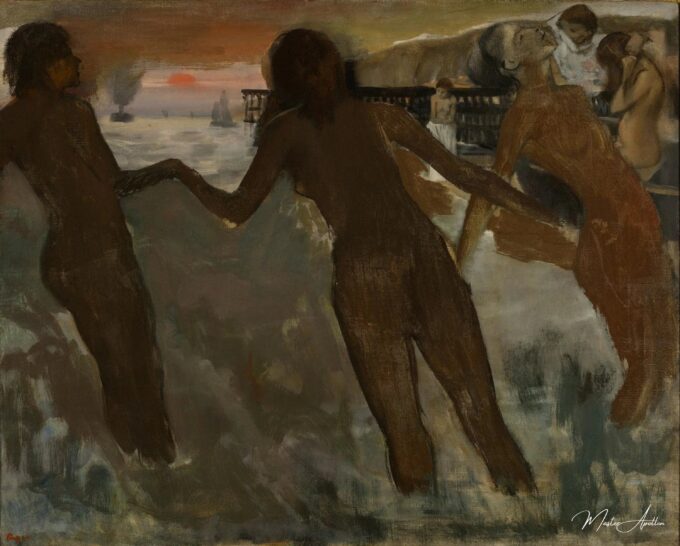 Trois filles se baignant – Edgar Degas Edgar Degas 2