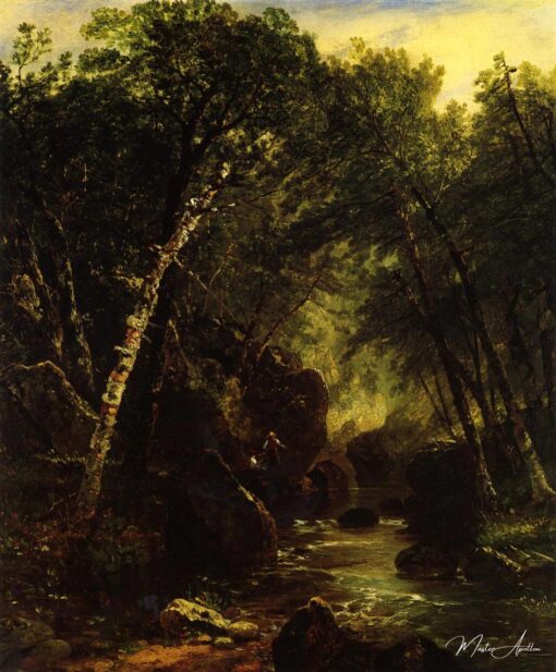 Trout Fisherman – John Frederick Kensett John Frederick Kensett