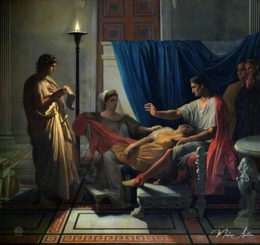 Tu marcellus eris ; Virgile lisant le sixième livre de l’Enéide a Auguste – Jean-Auguste-Dominique Ingres Jean-Auguste-Dominique Ingres