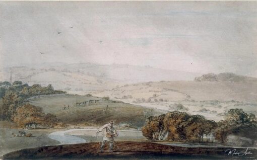 Un agriculteur qui sème – William Turner William Turner