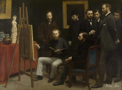 Un atelier aux Batignolles – Henri Fantin-Latour Henri Fantin-Latour