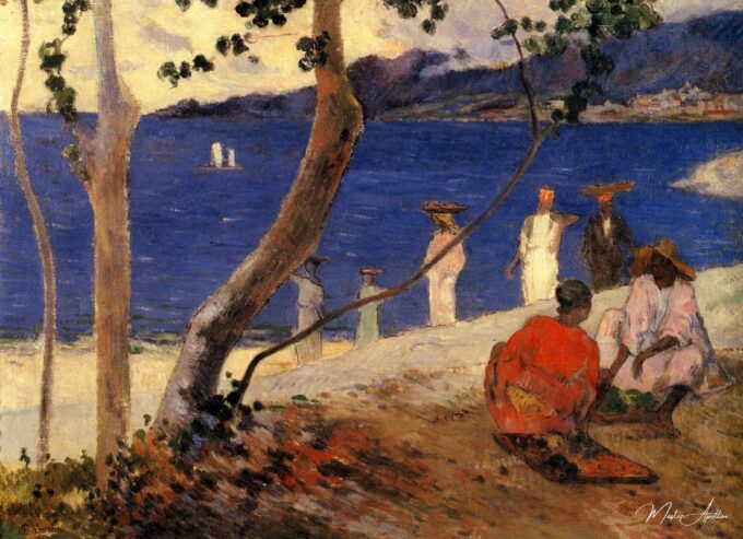 Un bord de mer, 1887 – Paul Gauguin Paul Gauguin 2