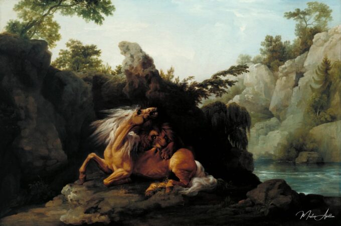 Un cheval dévoré par un lion – George Stubbs George Stubbs 2