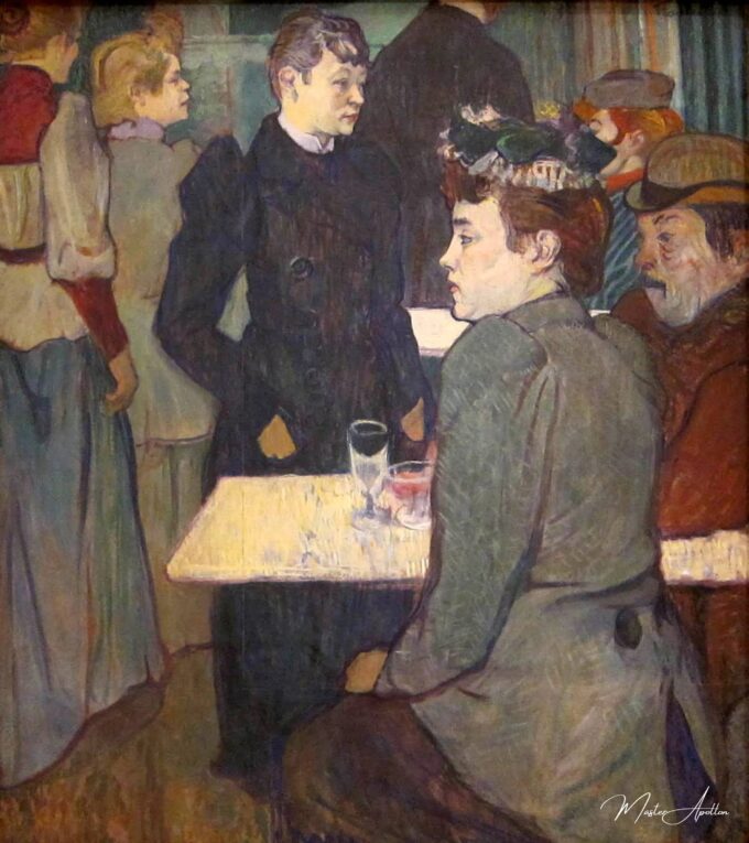 Un coin dans le Moulin de la Galette – Toulouse Lautrec Henri de Toulouse-Lautrec 2