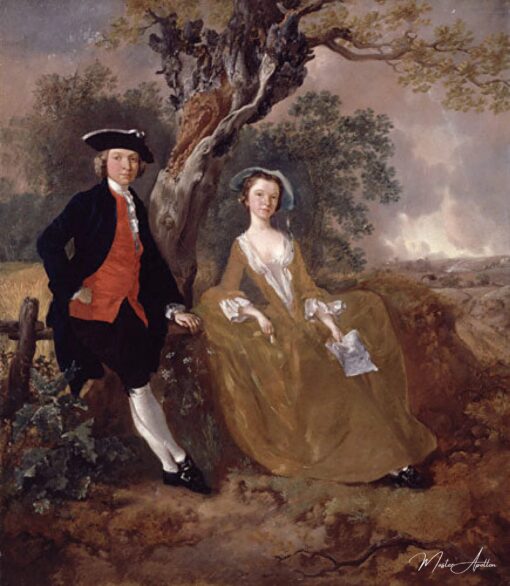 Un couple inconnu dans un paysage – Thomas Gainsborough Thomas Gainsborough