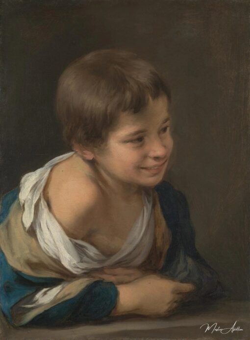 Un garçon paysan appuyé sur un seuil – Bartolomé Esteban Murillo Bartolomé Esteban Murillo