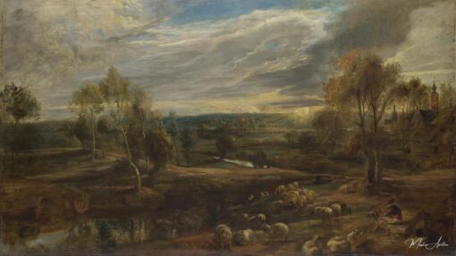 Un paysage avec un berger et son troupeau – Peter Paul Rubens Peter Paul Rubens