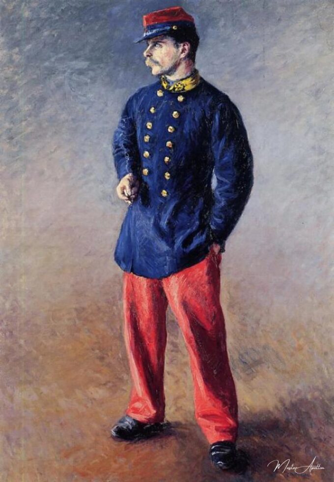 Un soldat – Caillebotte Gustave Caillebotte 2