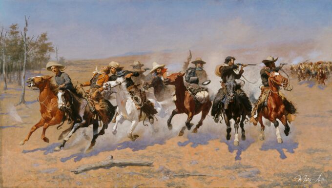 Une course pour le bois – Frederic Remington Frederic Remington 2