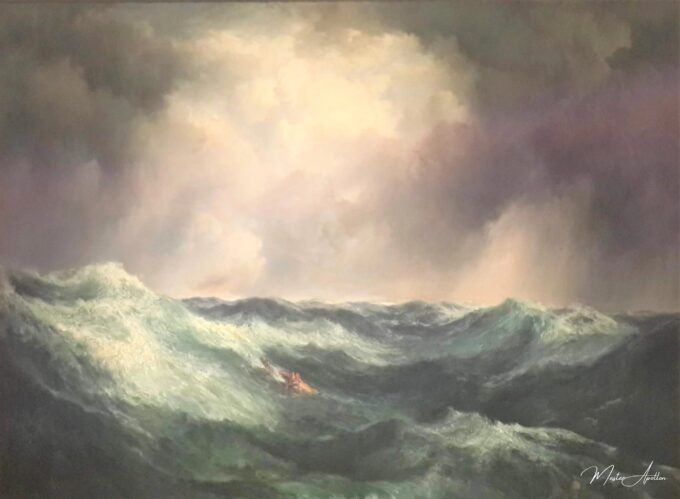 Une mer en colère, 1887 – Thomas Moran Thomas Moran 2