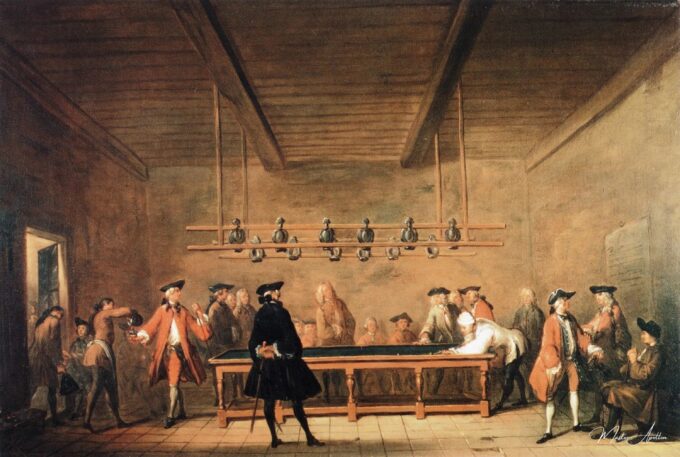 Une partie de billard – Jean Siméon Chardin Jean Siméon Chardin 2