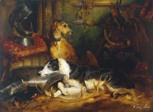 Une scène à Abbotsford – Edwin Landseer Edwin Landseer