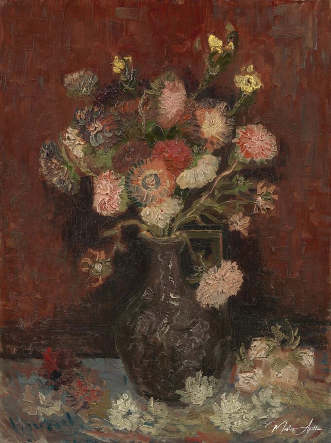 Vase avec asters chinois et glaïeuls – Van Gogh Vincent Van Gogh 2