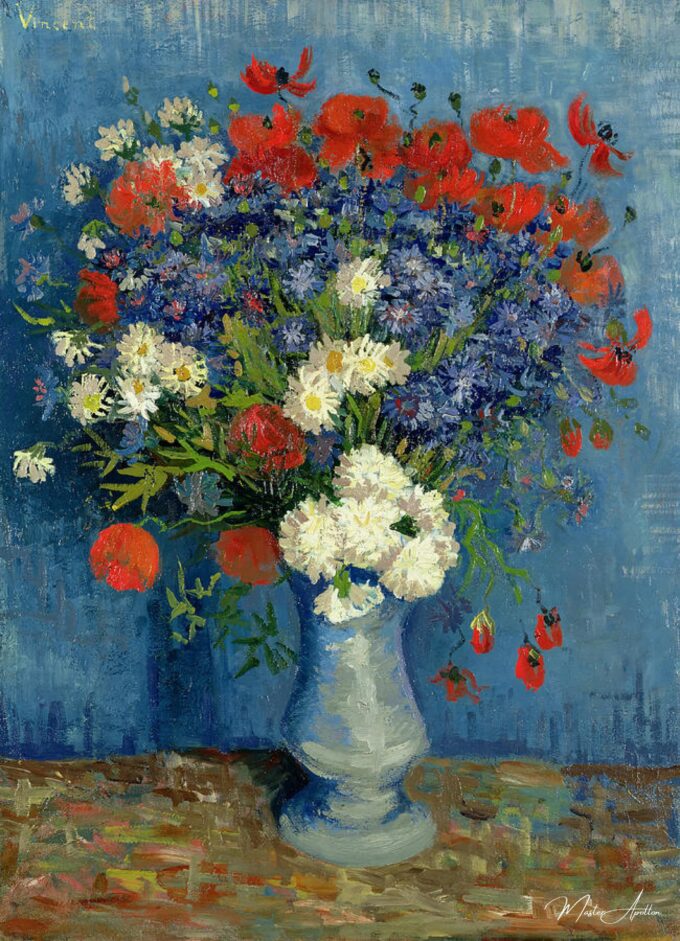 Vase avec Coquelicots et Bleuets – Van Gogh Vincent Van Gogh 2