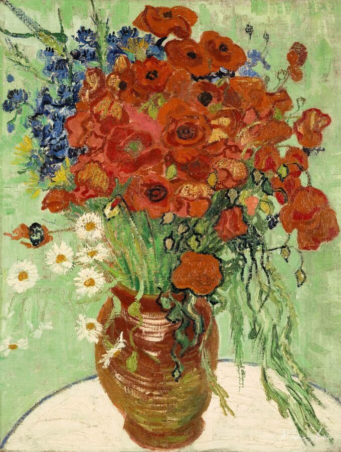Vase avec marguerites et coquelicots – Van Gogh Vincent Van Gogh 2