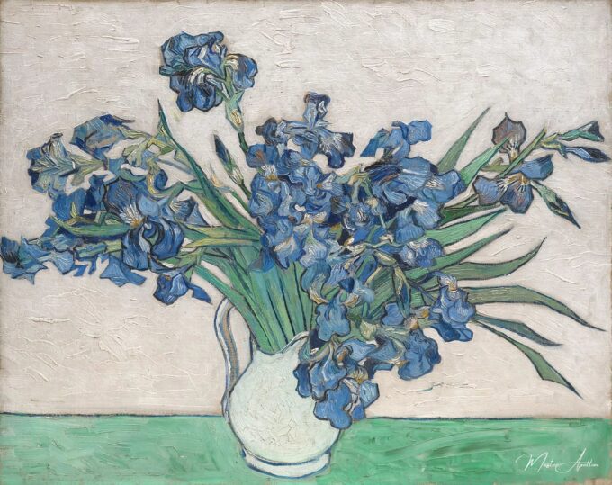 Vase d’iris – Van Gogh Vincent Van Gogh 2