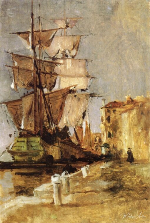 Venetian Sailing Vessel – John Henry Twachtman John Henry Twachtman
