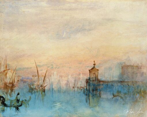 Venise avec la première croissant de lune – William Turner William Turner 2