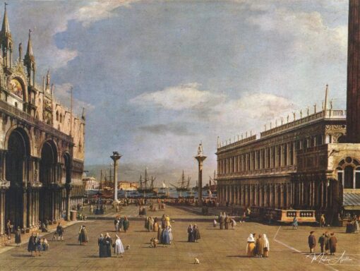 Venise : la Piazzeta et la bibliothèque San Marco – Giovanni Antonio Canal Giovanni Antonio Canal