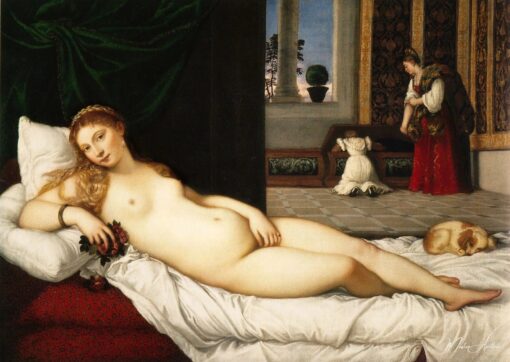 Vénus d’Urbino – Titien Reproduction de Tableaux Célèbres