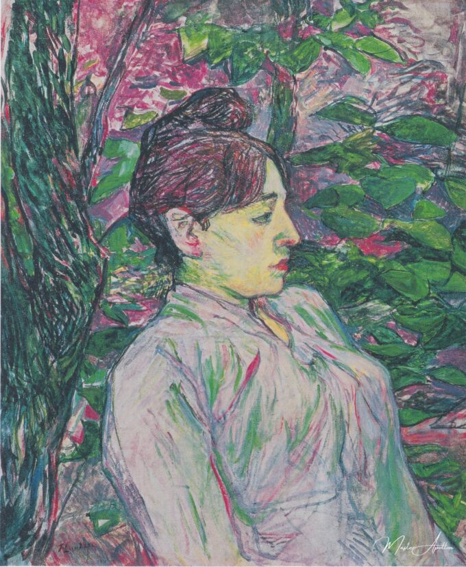 Verts (femme assise dans un jardin) – Toulouse Lautrec Henri de Toulouse-Lautrec 2