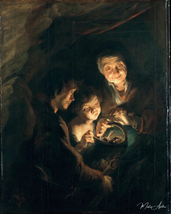 Vieille femme avec un panier de charbon – Peter Paul Rubens Peter Paul Rubens 2