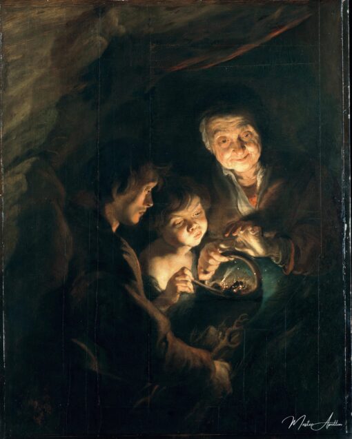 Vieille femme avec un panier de charbon – Peter Paul Rubens Peter Paul Rubens 2