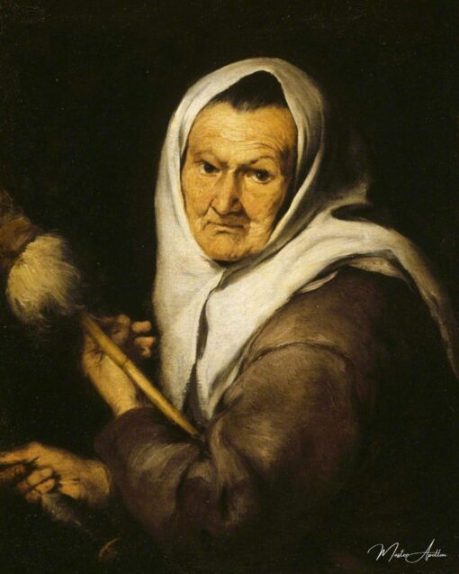 Vieille femme avec une quenouille – Bartolomé Esteban Murillo Bartolomé Esteban Murillo