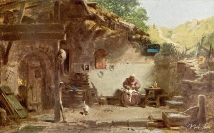 Vieux moine devant sa cellule – Carl Spitzweg Carl Spitzweg 2