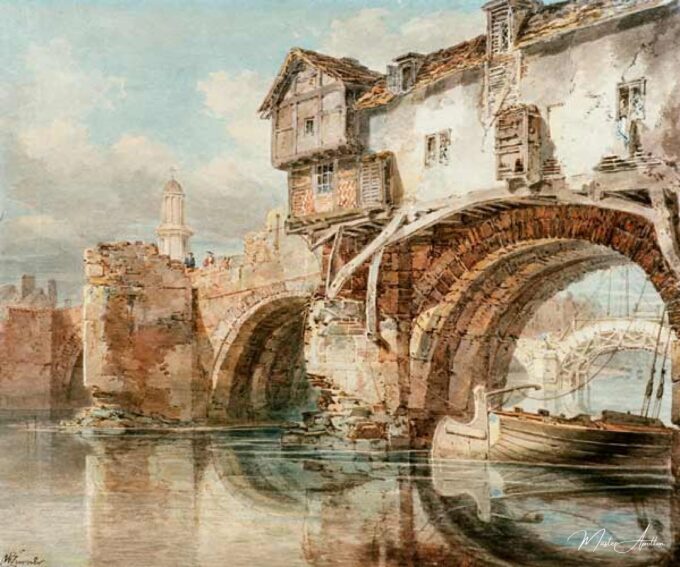 Vieux pont gallois à Shrewsbury – William Turner William Turner 2