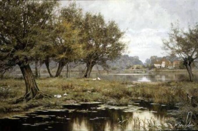 Vieux saules, marteau d’Abinger – Edward Wilkins Waite Edward Wilkins Waite 2