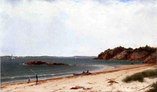View of the Beach at Beverly, Massachusetts – John Frederick Kensett John Frederick Kensett