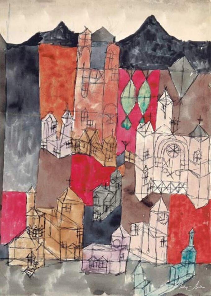 Ville des églises (églises en montagne) – Paul Klee Paul Klee 2