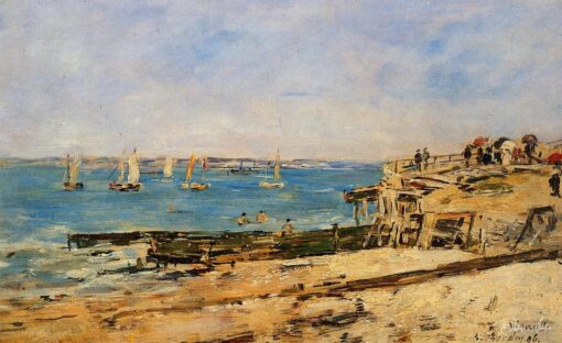 Villerville, le littoral – Eugène Boudin Eugène Boudin
