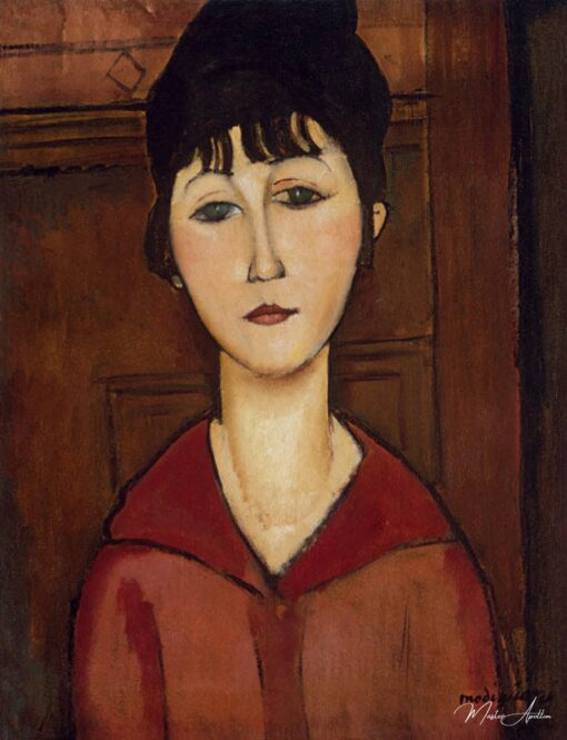 Visage de jeune fille – Amedeo Modigliani Amedeo Modigliani 2