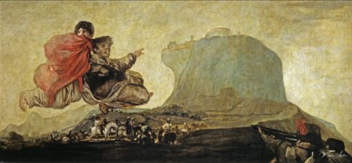 Vision fantastique ou Asmodée – Francisco de Goya Francisco de Goya