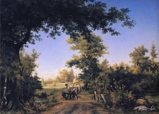 Vue dans les environs de St. Petersburg – Ivan Shishkin Ivan Shishkin