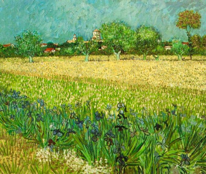 Vue d’Arles avec iris – Van Gogh Vincent Van Gogh 2