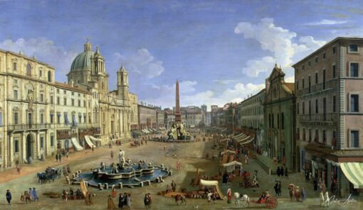 Vue de la Piazza Navona, Rome – Giovanni Antonio Canal Giovanni Antonio Canal 2